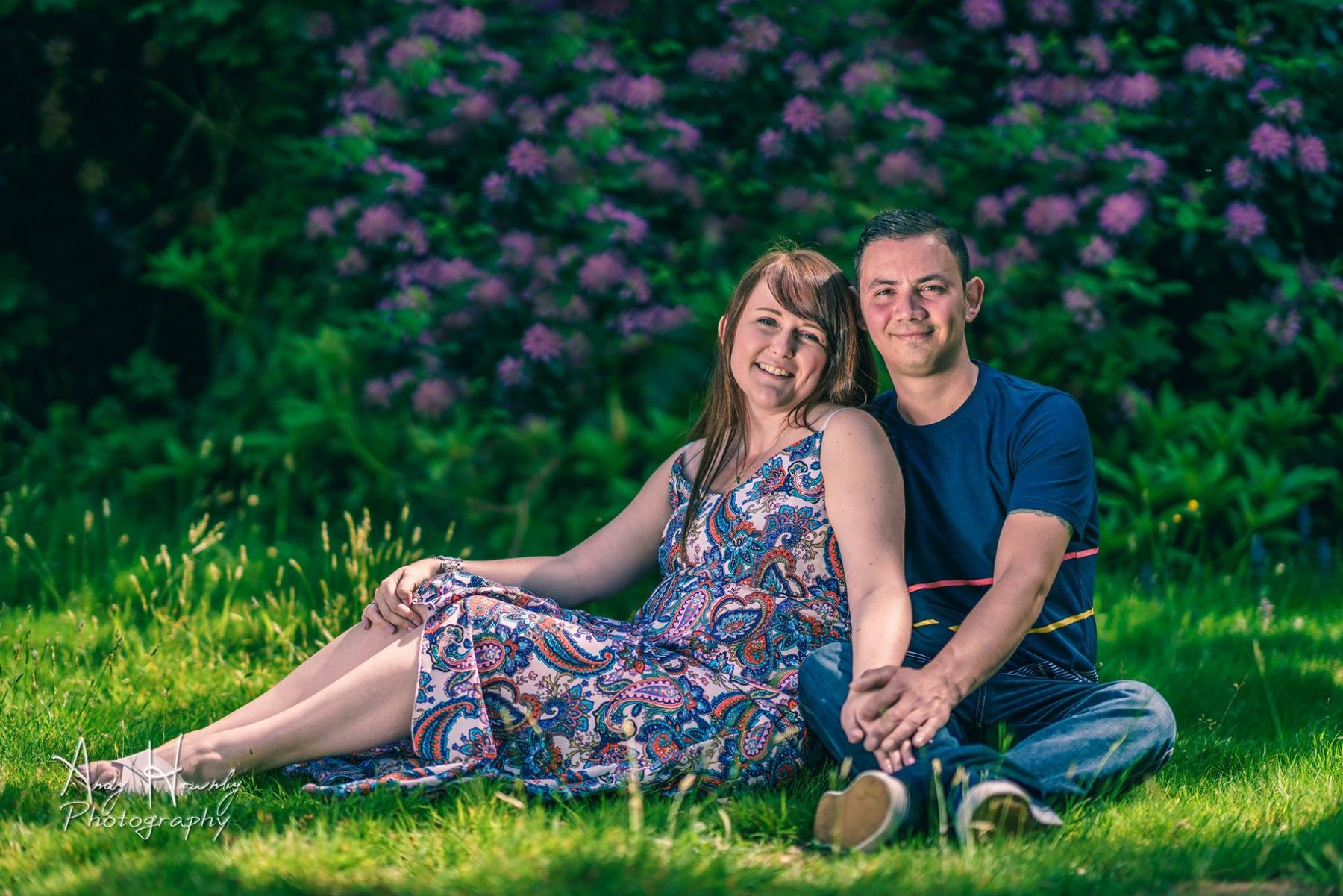 Relaxed family portrait by Portsmouth family photographer Andy Hornby